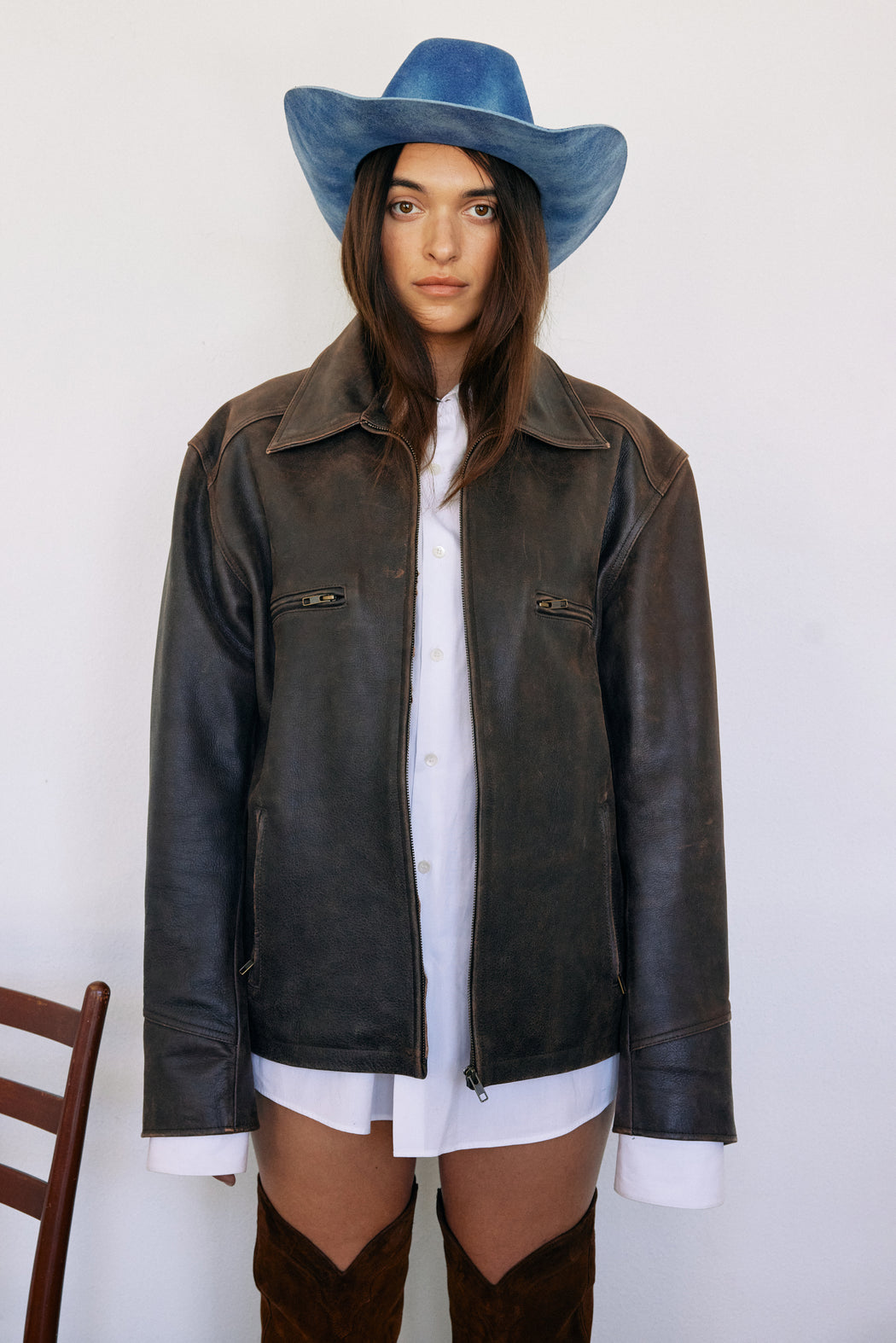 SUNDANCE UNISEX JACKET — Understated Leather