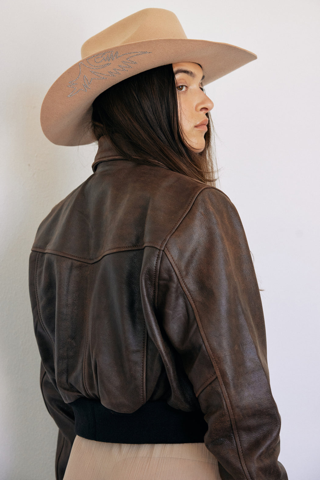 SPIRIT BOMBER JACKET — Understated Leather - Main Image