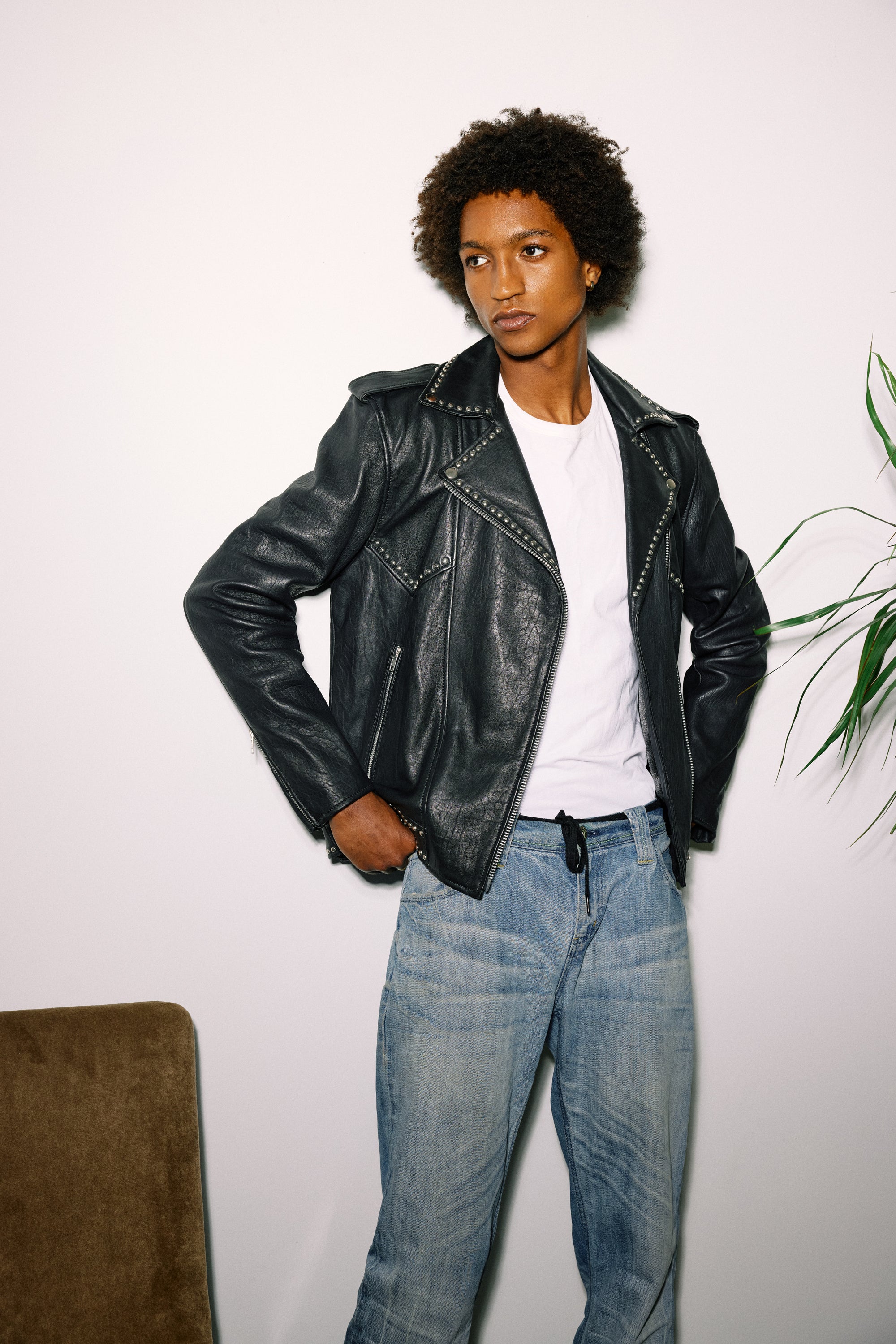 MENS PEBBLED JACKSON MOTO JACKET — Understated Leather