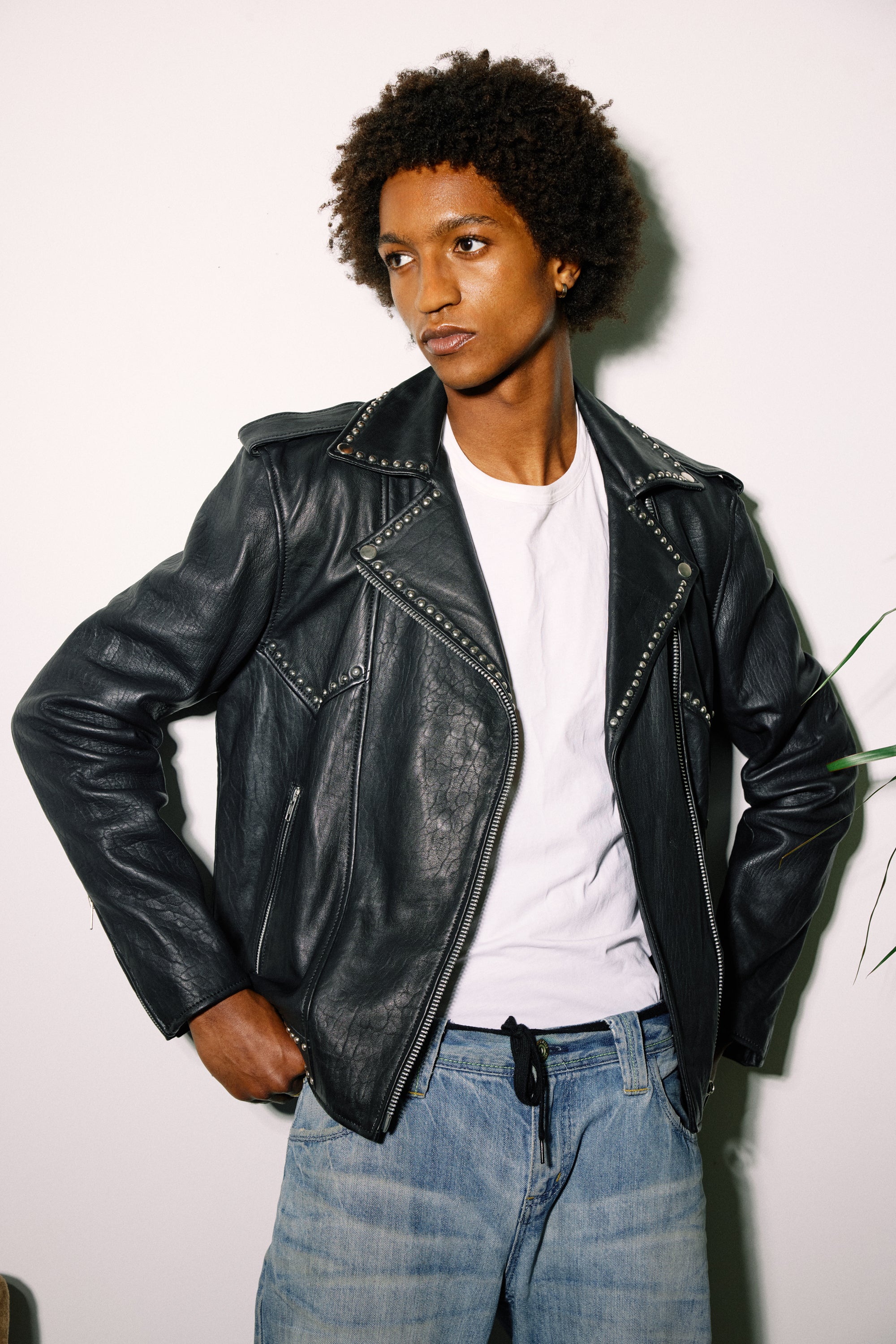 MENS PEBBLED JACKSON MOTO JACKET — Understated Leather