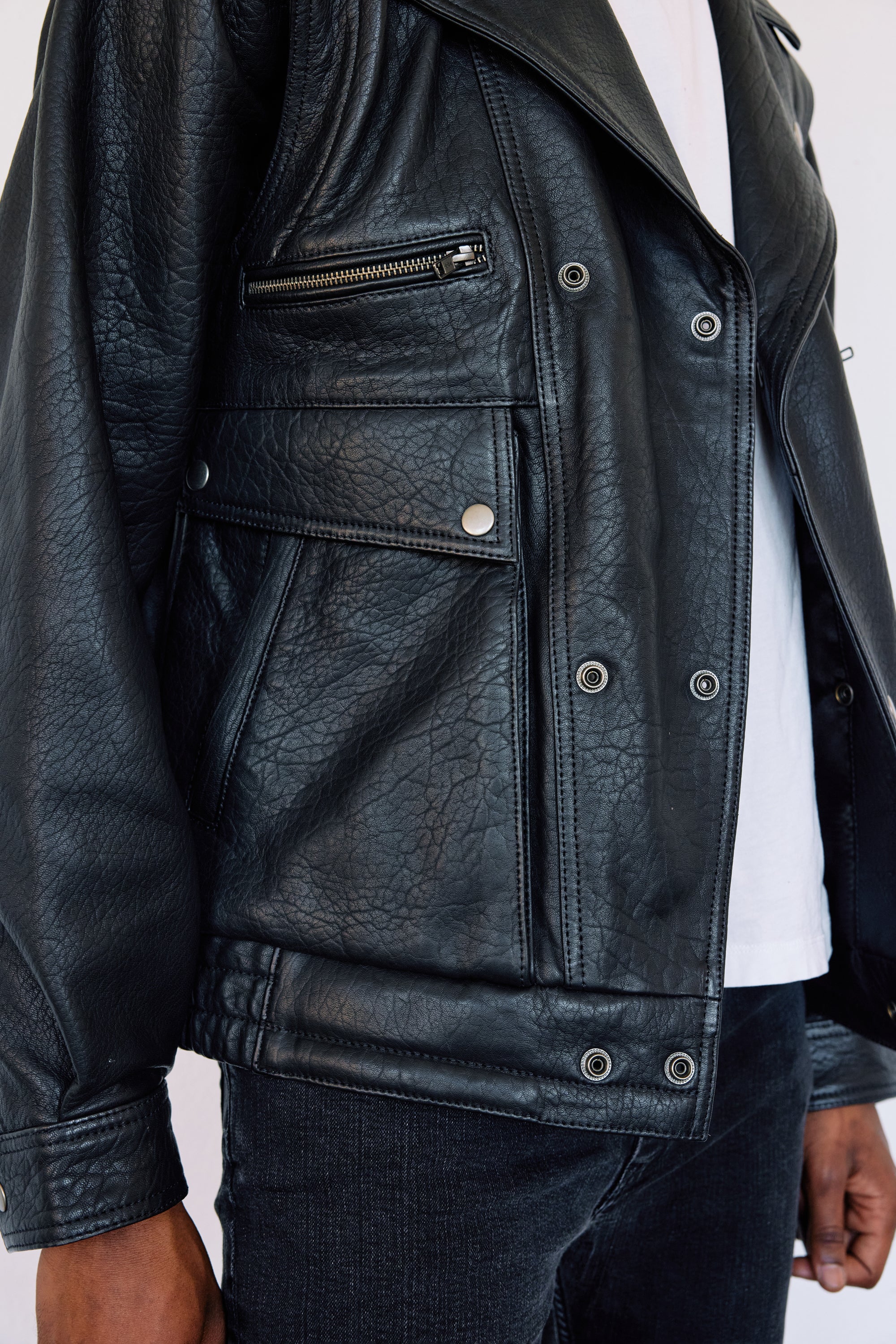 HYBRID MOTOSPORT JACKET — Understated Leather