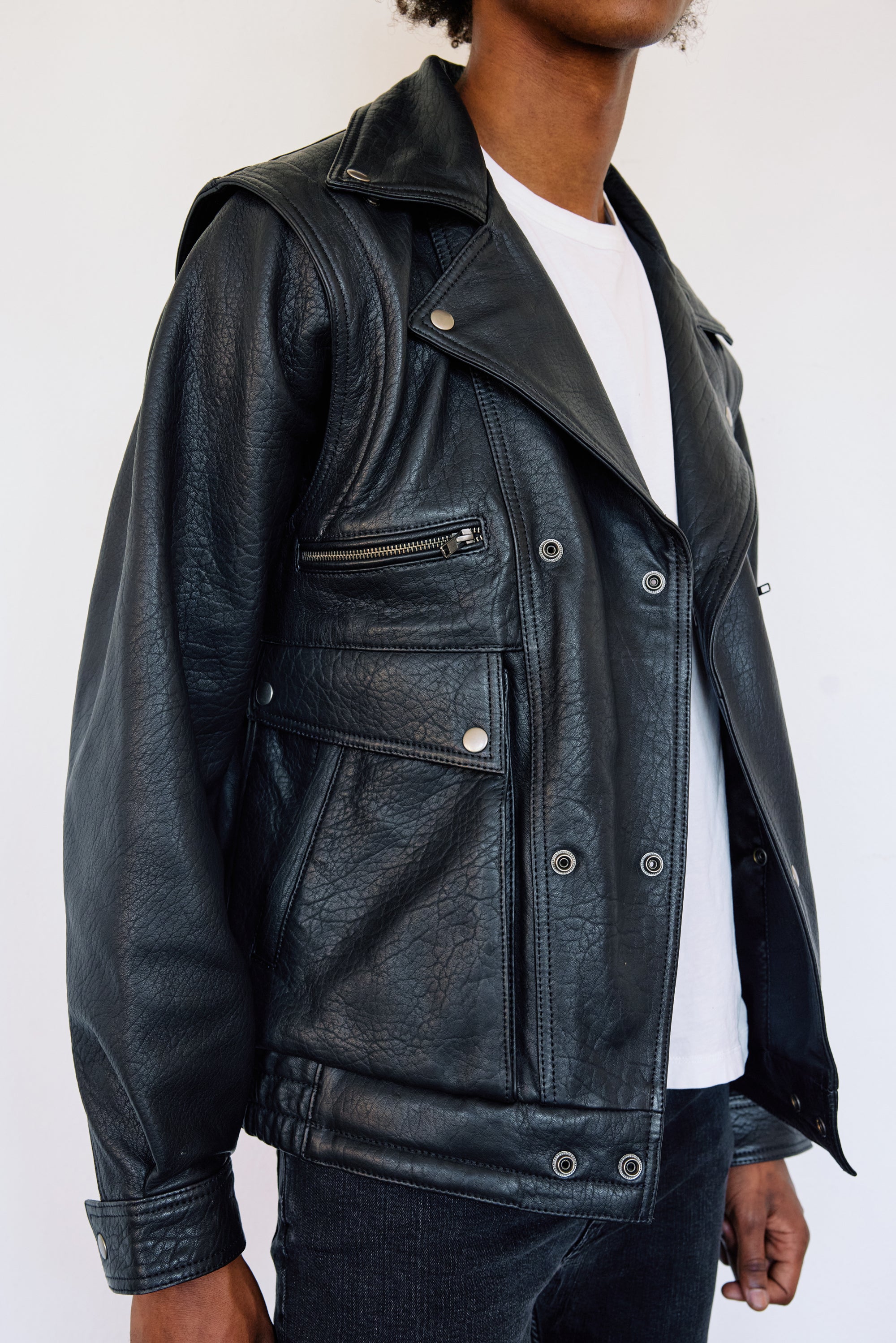 HYBRID MOTOSPORT JACKET — Understated Leather