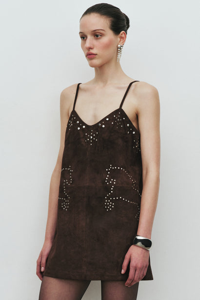 SADDLE UP SLIP DRESS