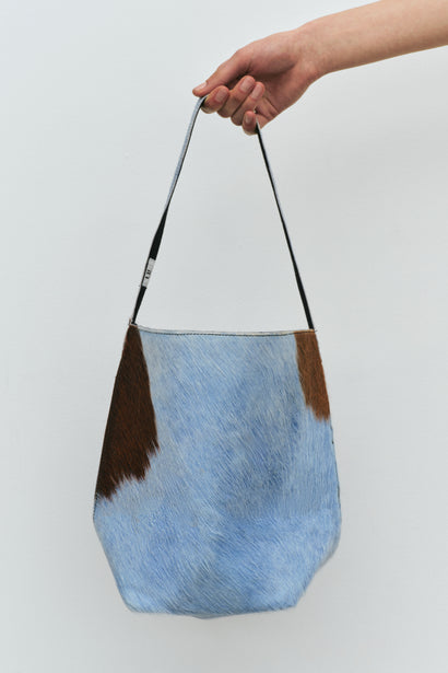 UL COWHIDE LARGE BUCKET BAG