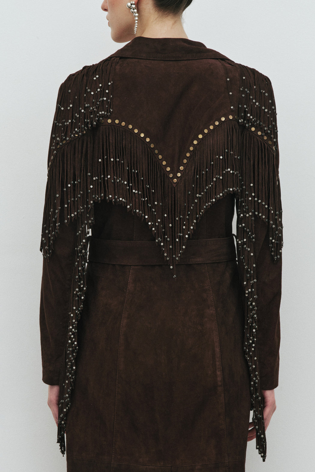 LEGACY SUEDE COAT IN BROWN