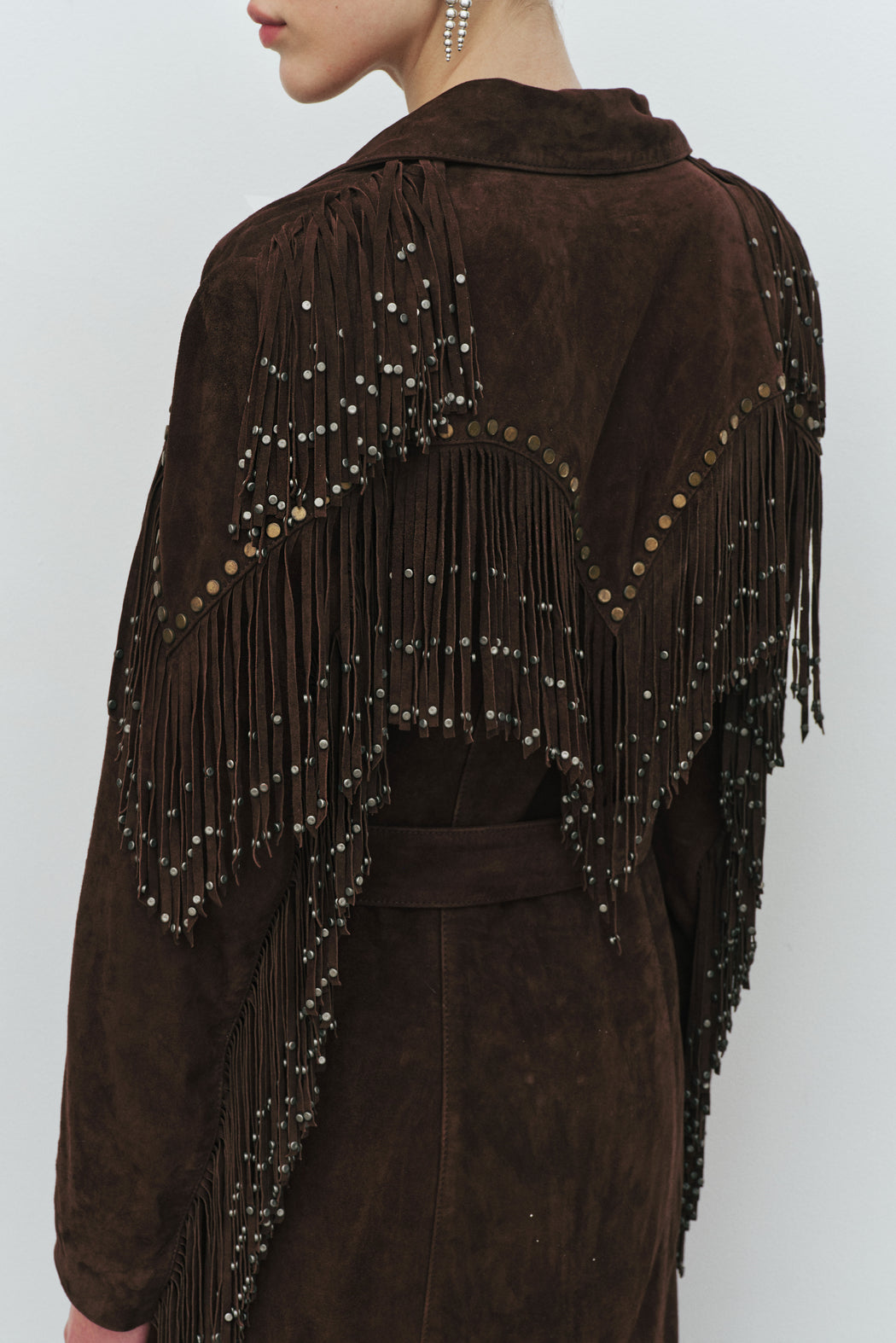 LEGACY SUEDE COAT IN BROWN