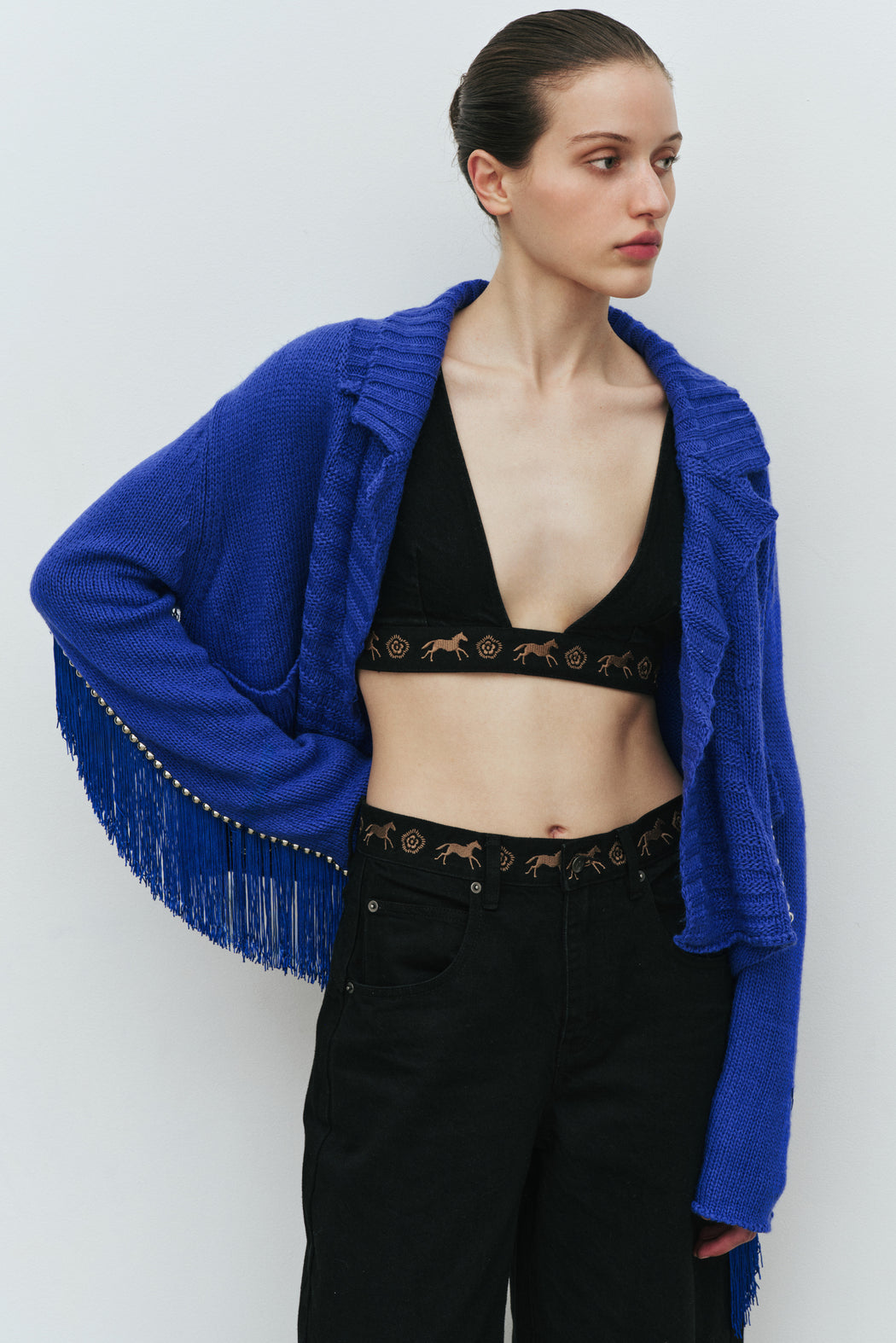 COBALT CROPPED RODEO TRENCH
