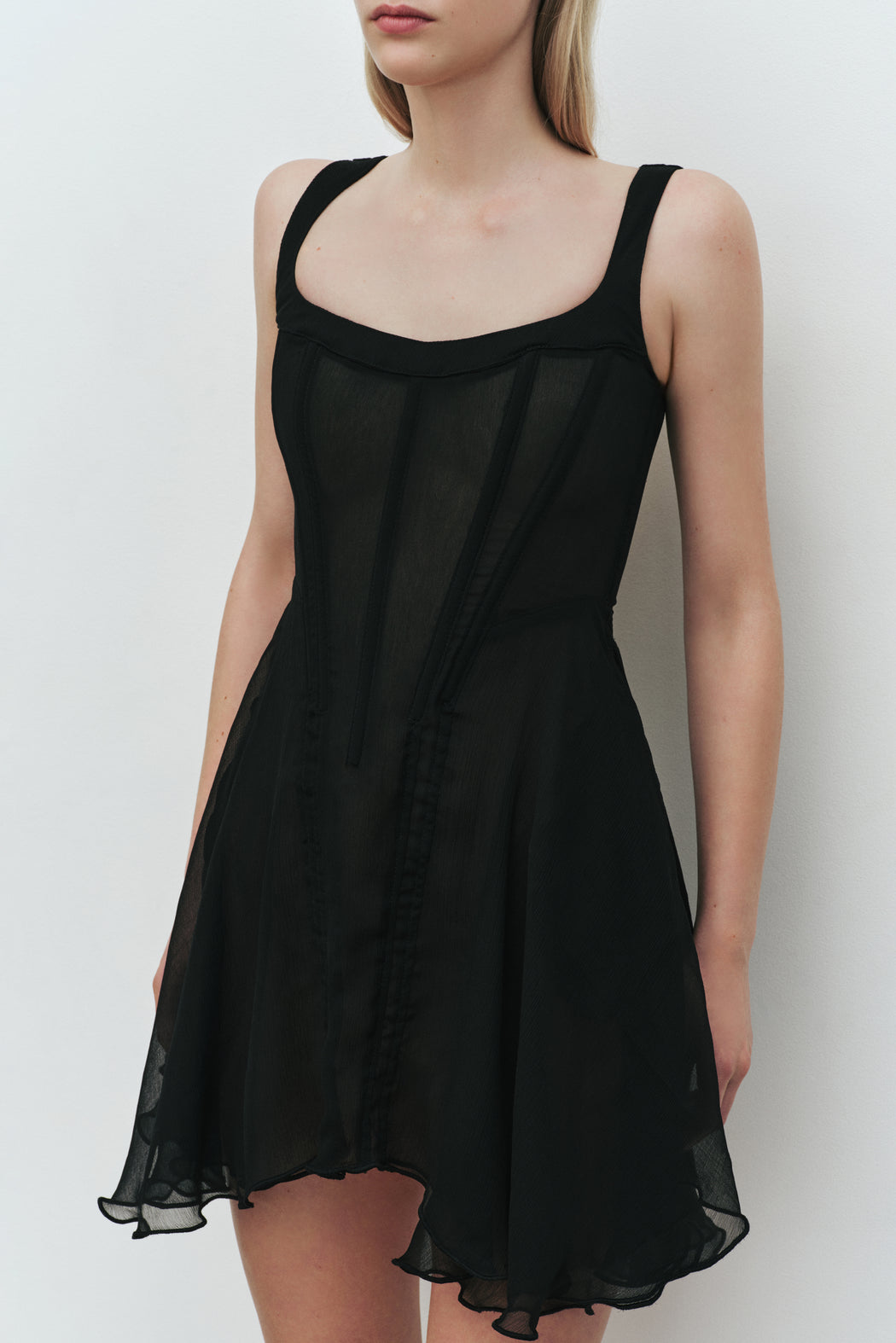 BLACK HONEYMOON MINI DRESS