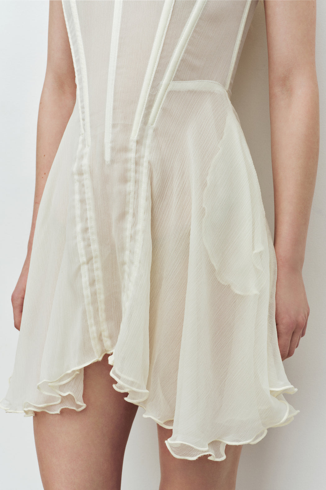 MARSHMALLOW HONEYMOON MINI DRESS