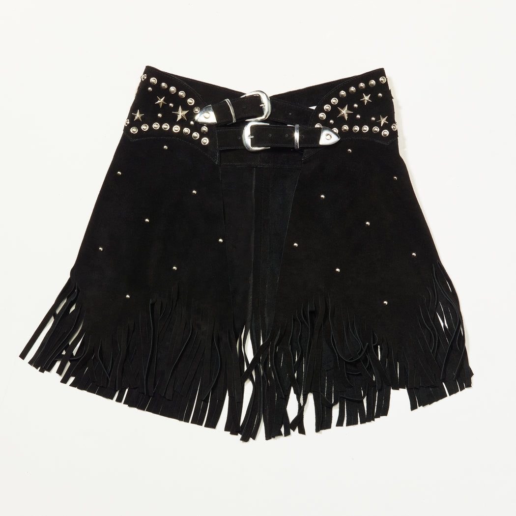BLACK PARIS TEXAS CHAPSKIRT™