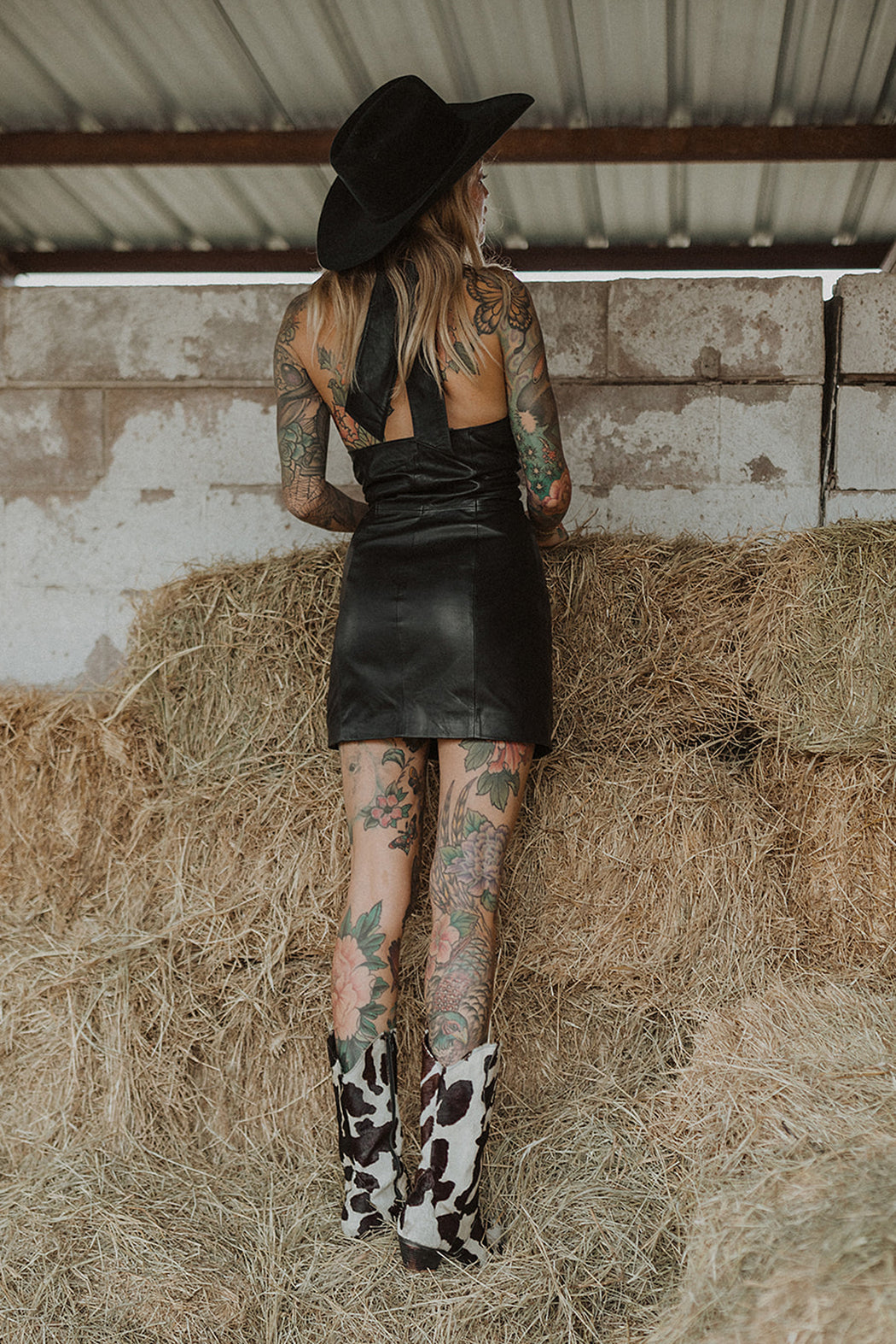 ANGEL EYES HALTER DRESS