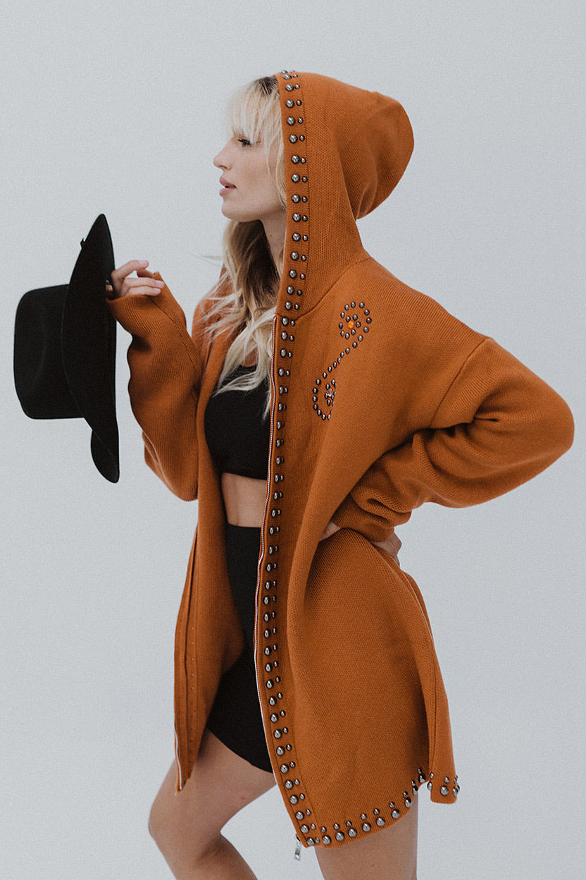 SOUTHERN CHARM HOODIE IN ADOBE