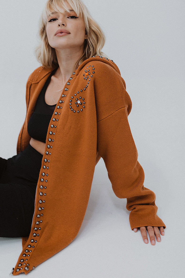 SOUTHERN CHARM HOODIE IN ADOBE