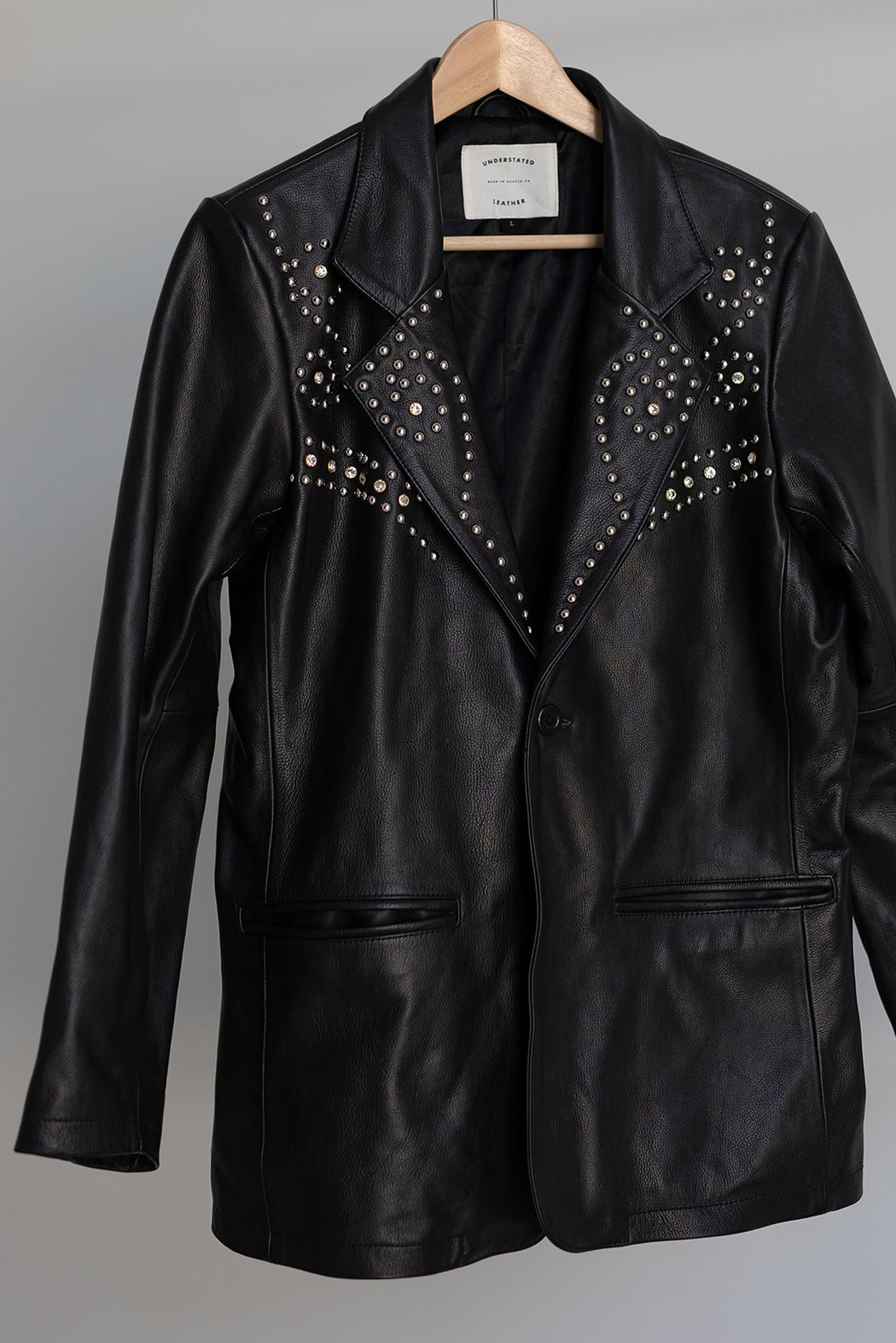 MENS STUDDED BLAZER