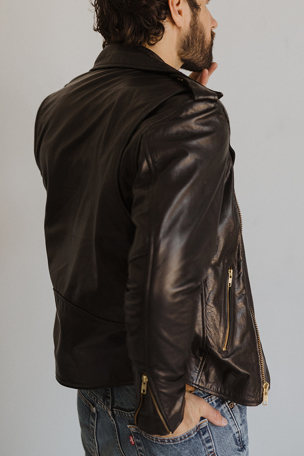 MENS ANTIQUE GOLD EASY RIDER