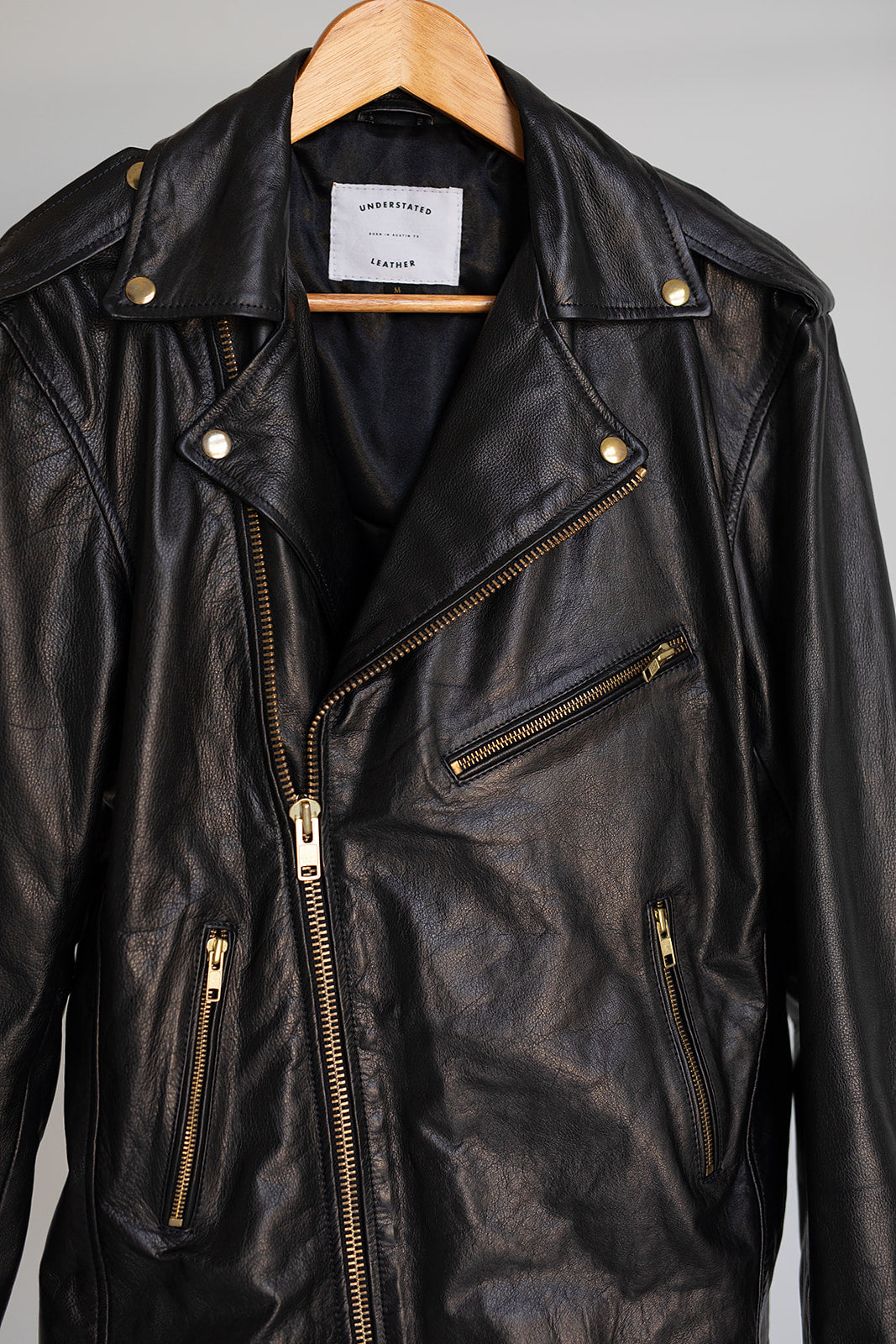 MENS ANTIQUE GOLD EASY RIDER — Understated Leather