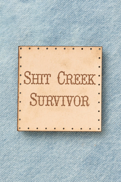 shit creek survivor patch