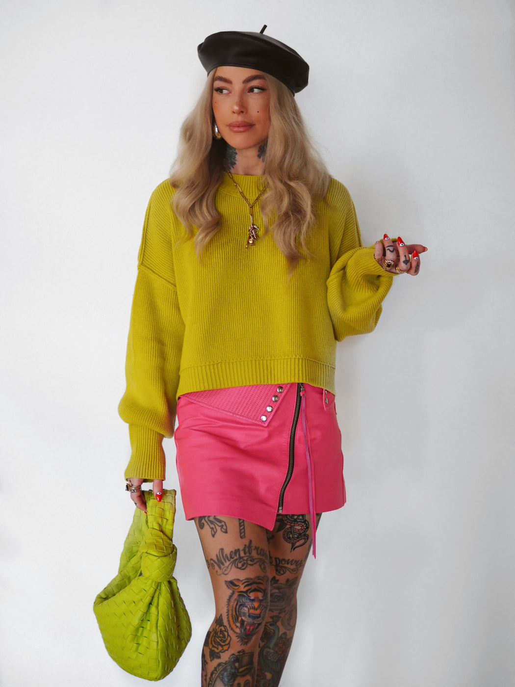PINK GLO THELMA SKIRT
