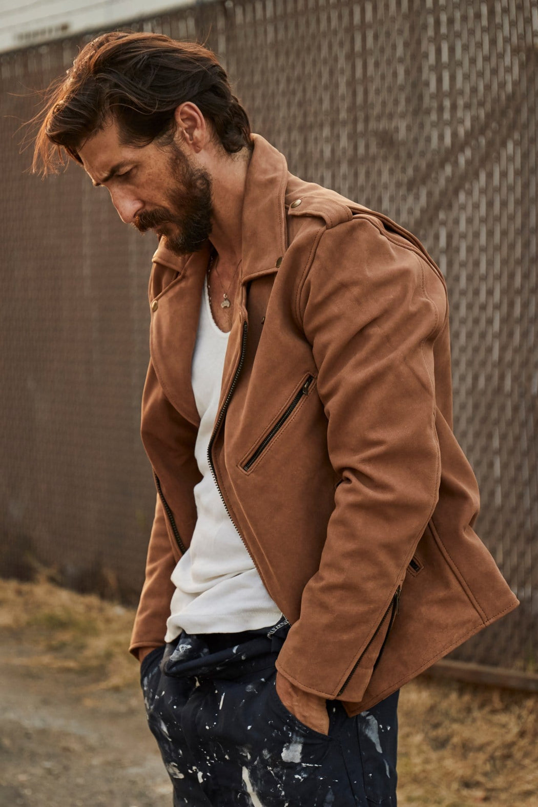 MENS NUBUCK EASY RIDER — Understated Leather