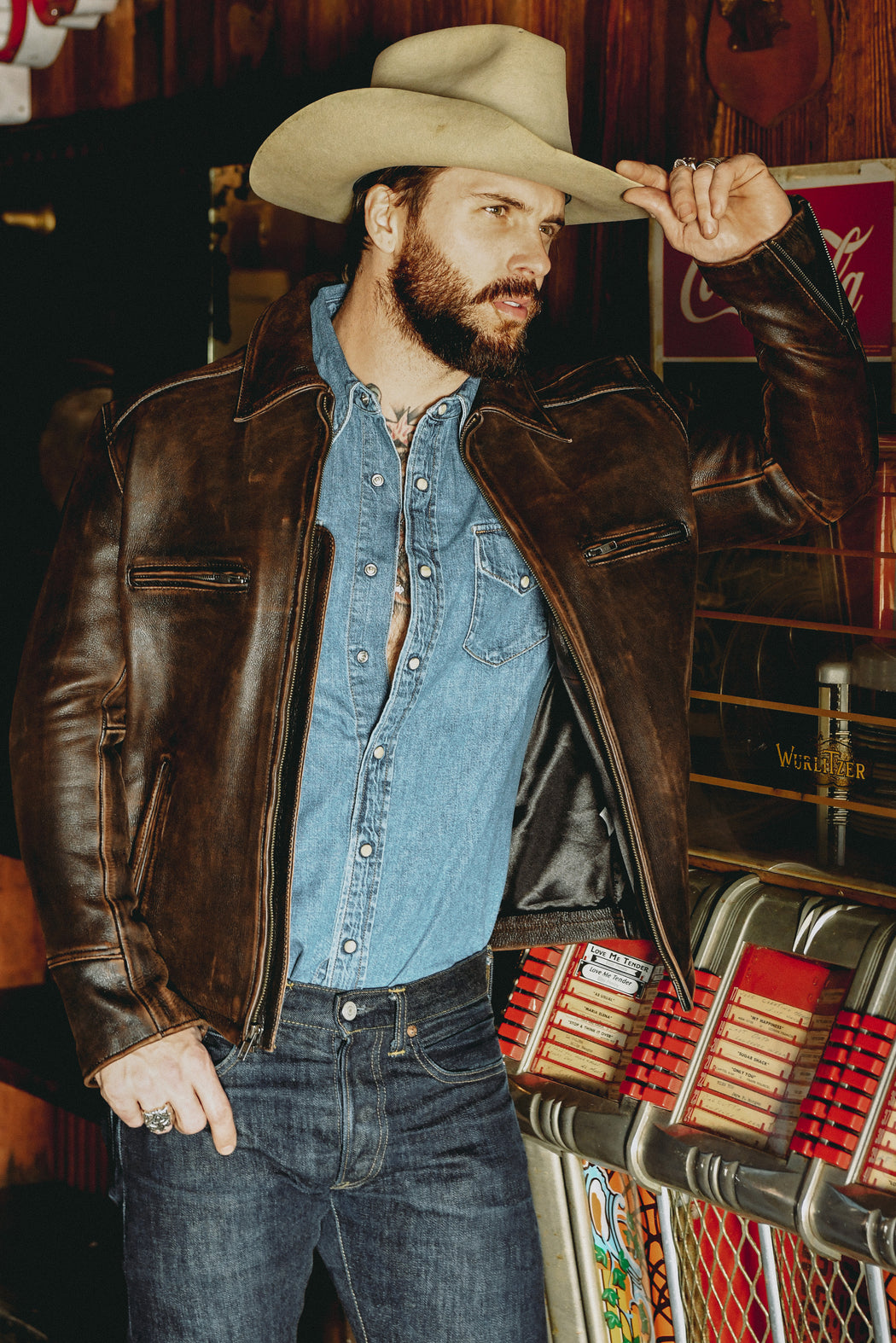 SUNDANCE LEATHER JACKET